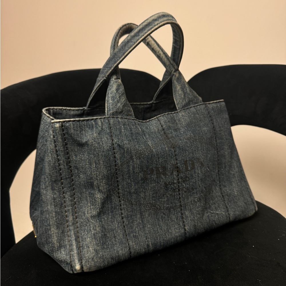 Prada Denim Canapa - Authentic - Picture 9 of 10
